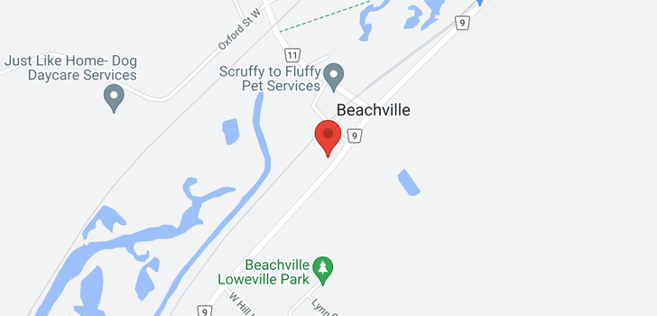 map of 584529 BEACHVILLE Road